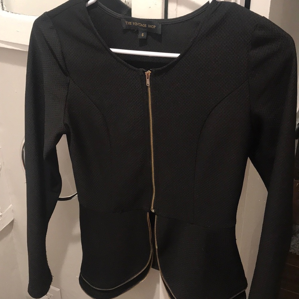 Peplum style blazer